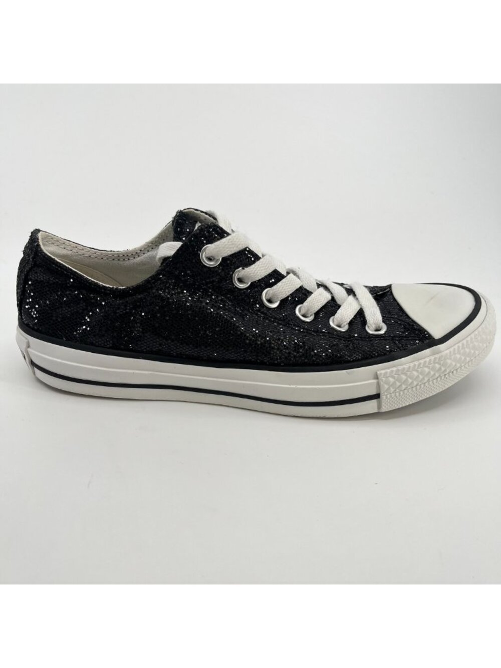 Converse Chuck Taylor All Star Ox Womens Size 8 Black Athletic Shoes Sneakers